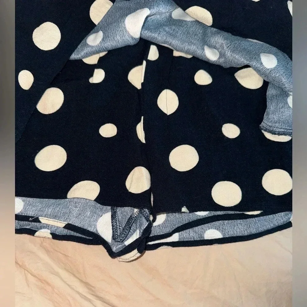 TRAFALUC COLLECTION ZARA SKORT BLUE POLKA DOT SIZE SMALL​